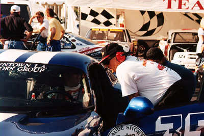 Viper on the line and ready to race